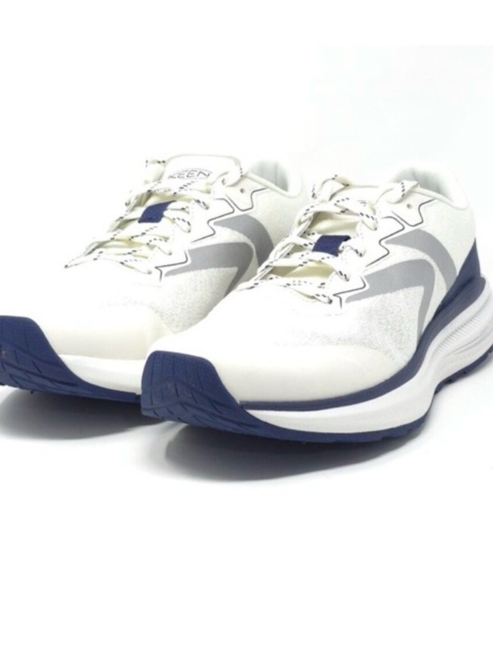 Keen Men’s White & Navy Athletic Sneakers Walking Shoes Size 11 New